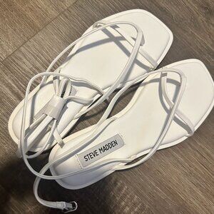 Steve Madden women's sandals - Size 5.5  - White (never worn)